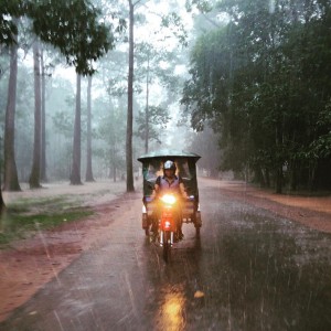 E poi vieni colto dal monsone... Photo by Veronica