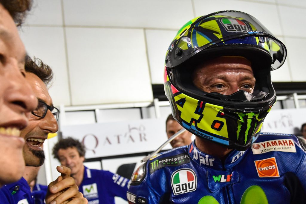 rossi terzo in Qatar 2017