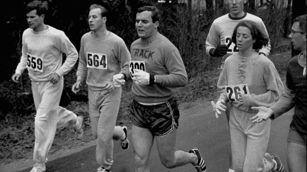 Kathrine Switzer alla Maratona di Boston del 1967