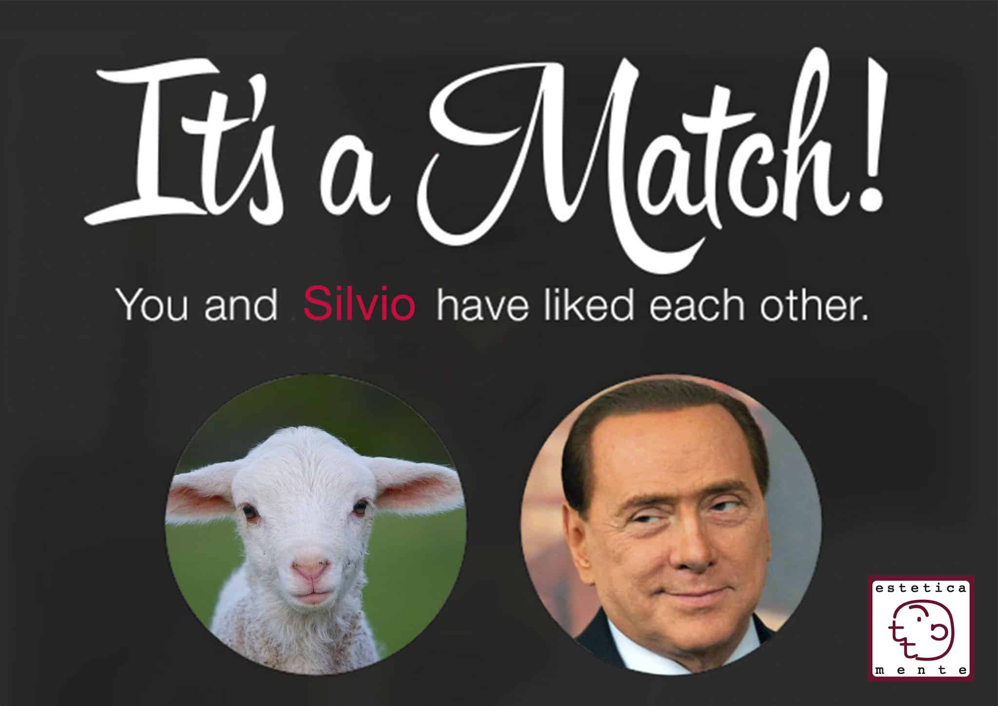 Berlusconi e l'agnello su Tinder