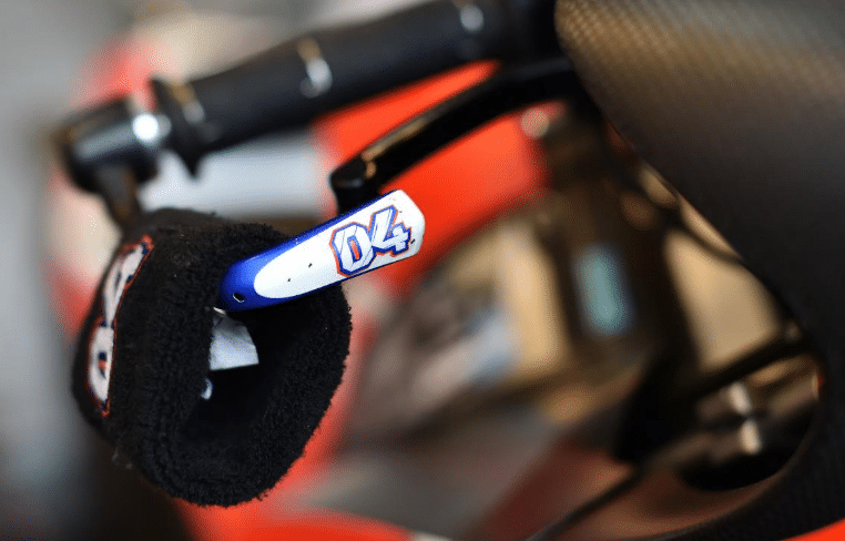 dettaglio leva freno Dovizioso