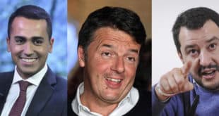 Tre libri per tre leader politici italiani: Luigi Di Maio, Matteo Salvini e Matteo Renzi