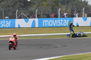 contatto marquez rossi argentina 2018