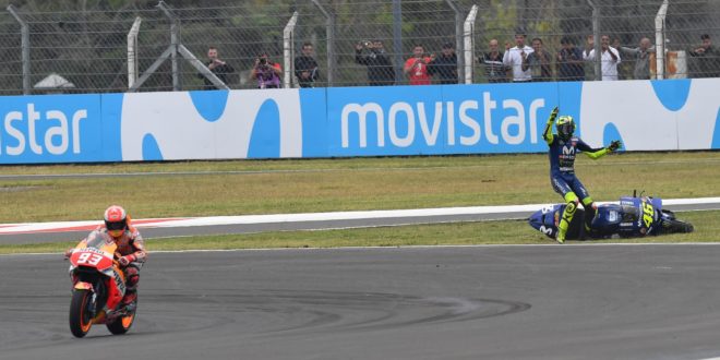 contatto marquez rossi argentina 2018