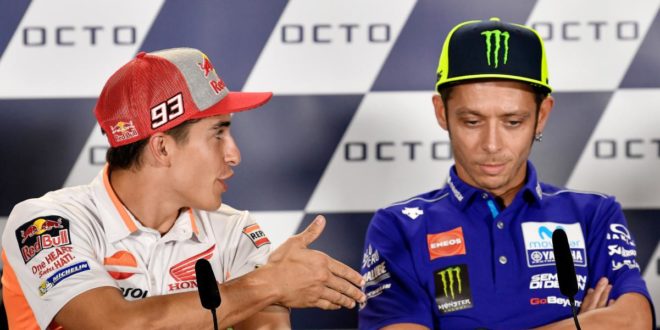 stretta di mano marquez rossi