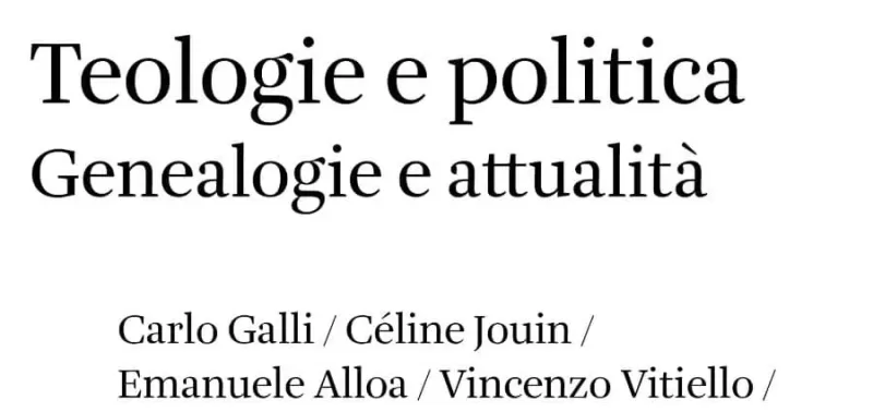 A cura di Elettra Stimilli - Teologie e politica Genealogie e attualità - Quodlibet