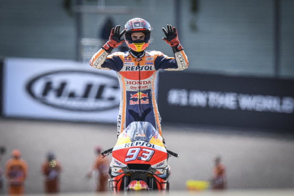 marquez vince il gp del sachsenring