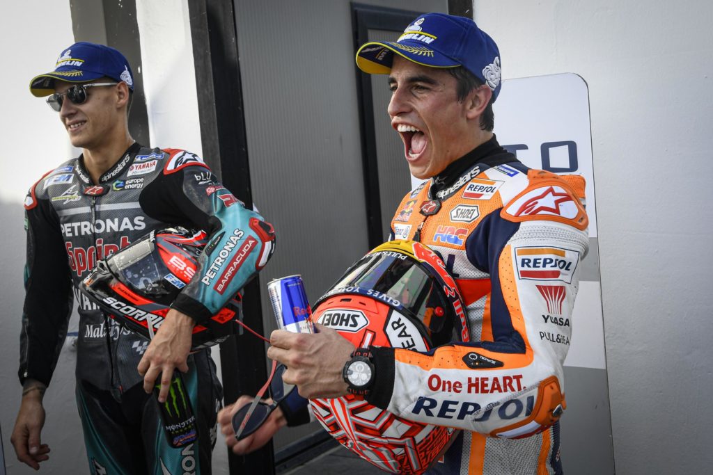 Marquez e Quartararo sul podio Misano 2019