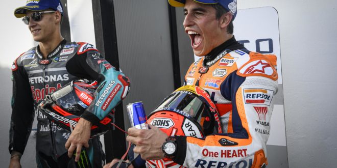 Marquez e Quartararo sul podio Misano 2019