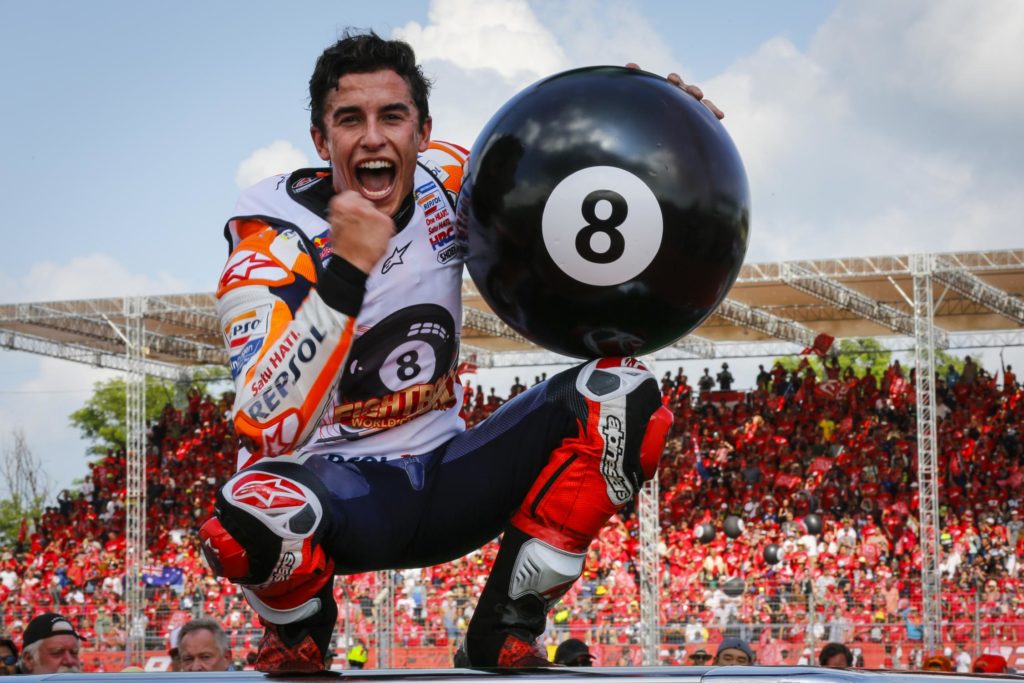 marquez vince l'ottavo mondiale